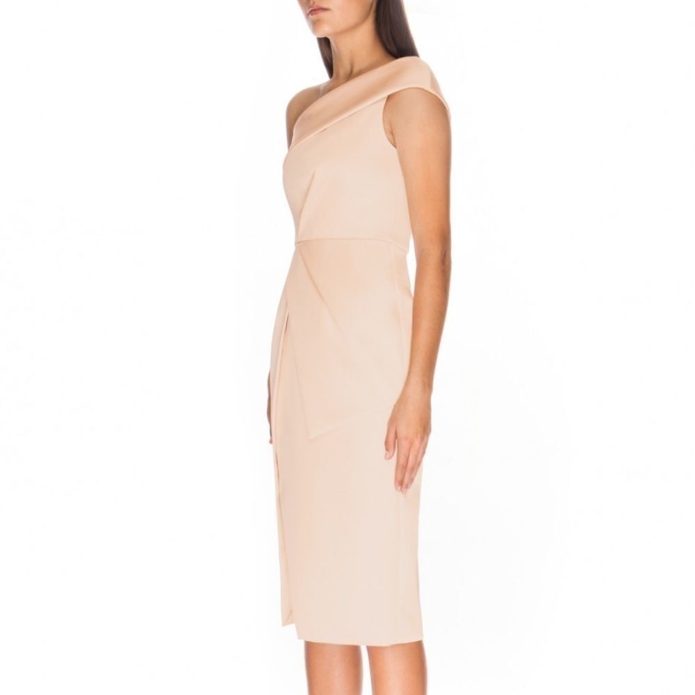 Keepsake the Label Dress Pink Cold Shoulder X-Size